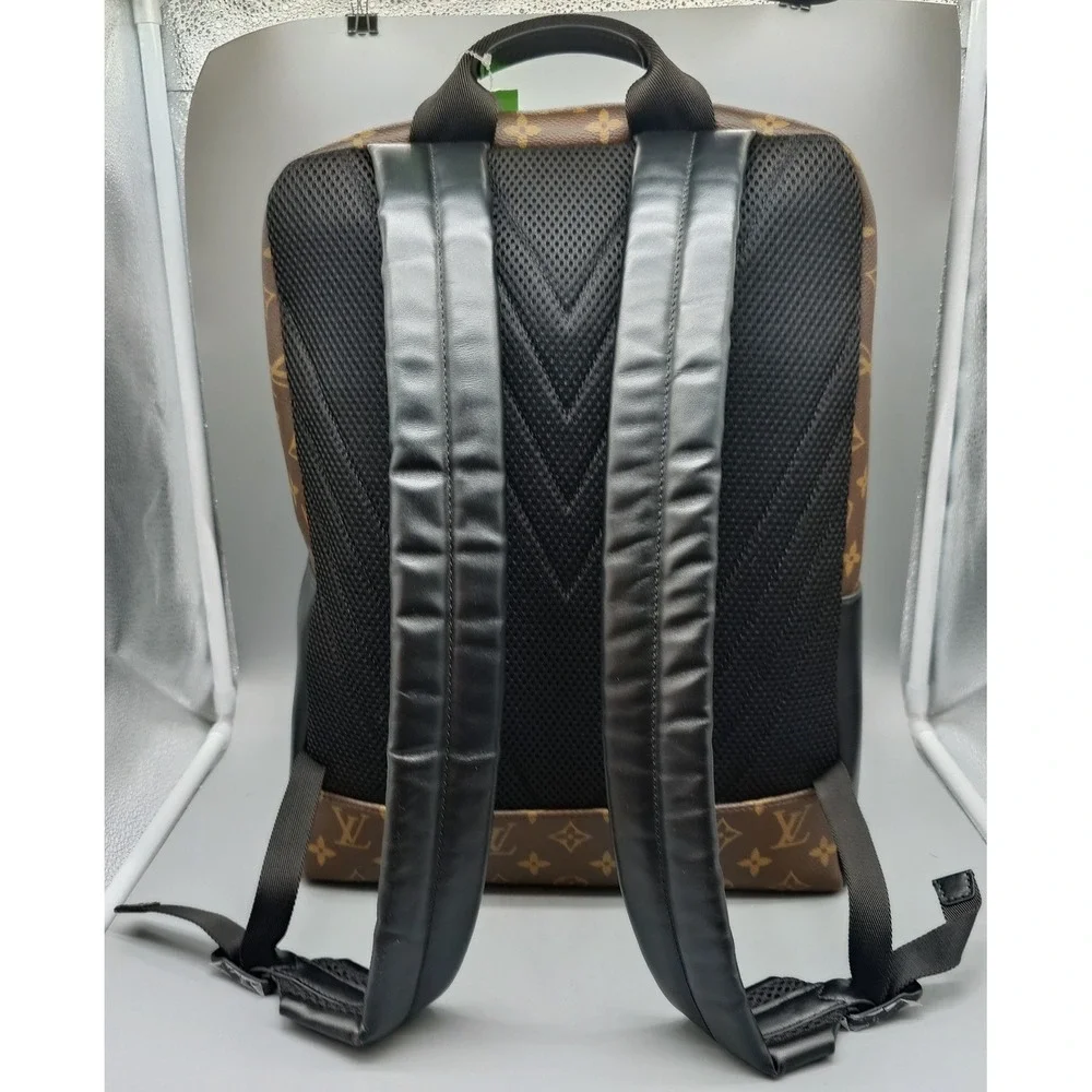Louis Vuitton Dean Backpack Monogram Macassar Brown Black [GNH008788]